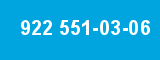 922 551-03-06 922 551-03-06
